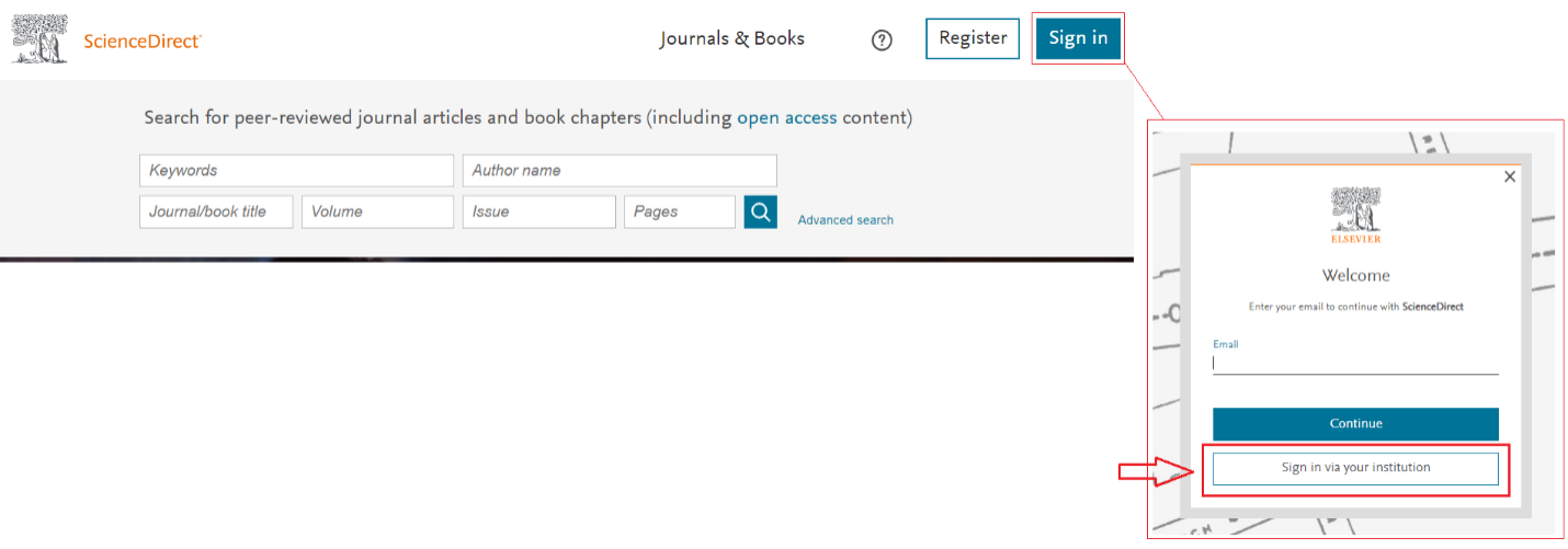 How do I get access to ScienceDirect from anywhere? ScienceDirect